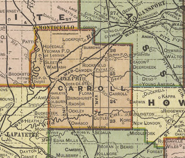 map of 189 radnor township illinois in 1930