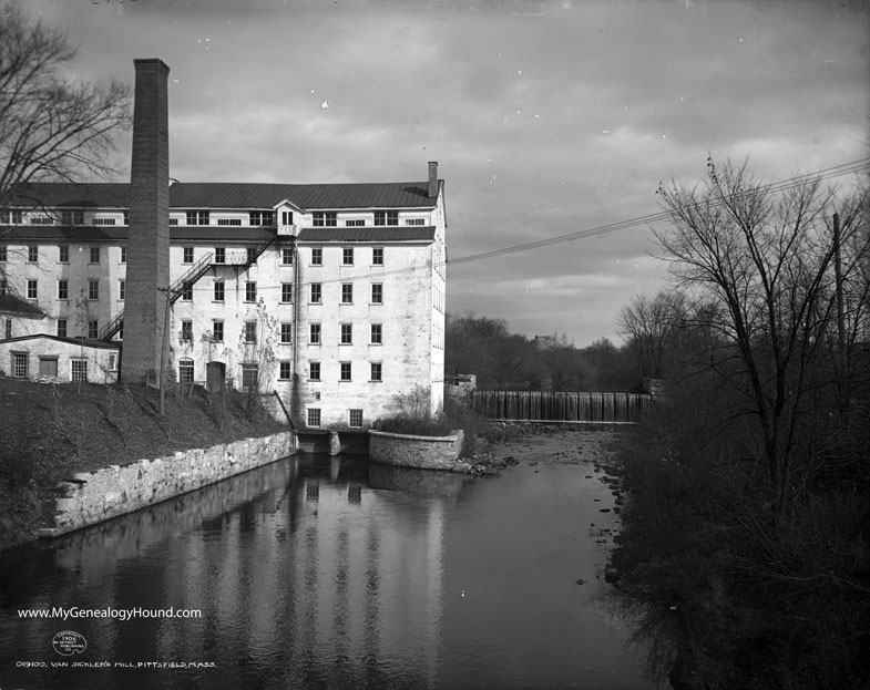 Pittsfield, Massachusetts, Van Sickler's Mill, 1906, historic photo