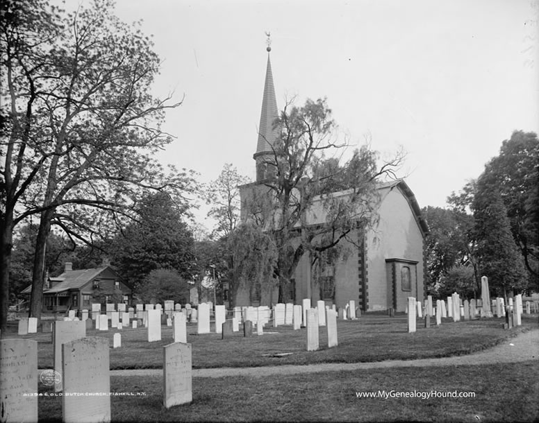 Fishkill, New York, Old Dutch Reformed Church and Cemetery, historic photo