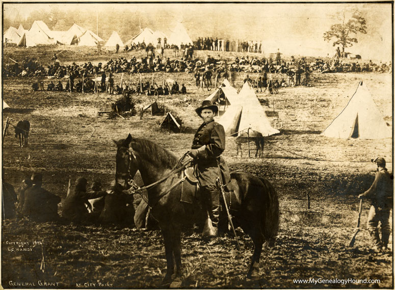 City Point, Virginia, General Ulysses S. Grant, 1902, historic photo