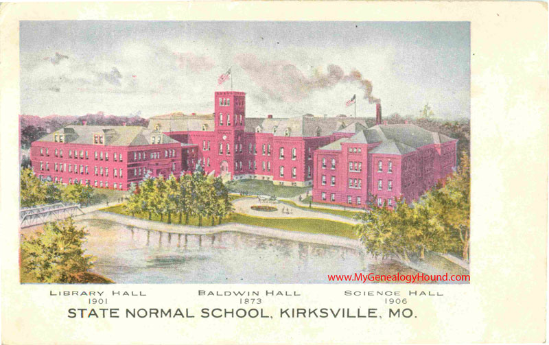 Kirksville, Missouri State Normal School Vintage Postcard, Historic Photo, Truman State University