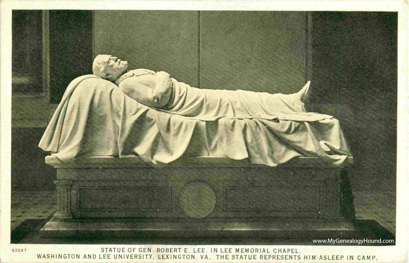 Recumbent Statue of General Robert E. Lee, Washington and Lee Chapel, Lexington, Virginia