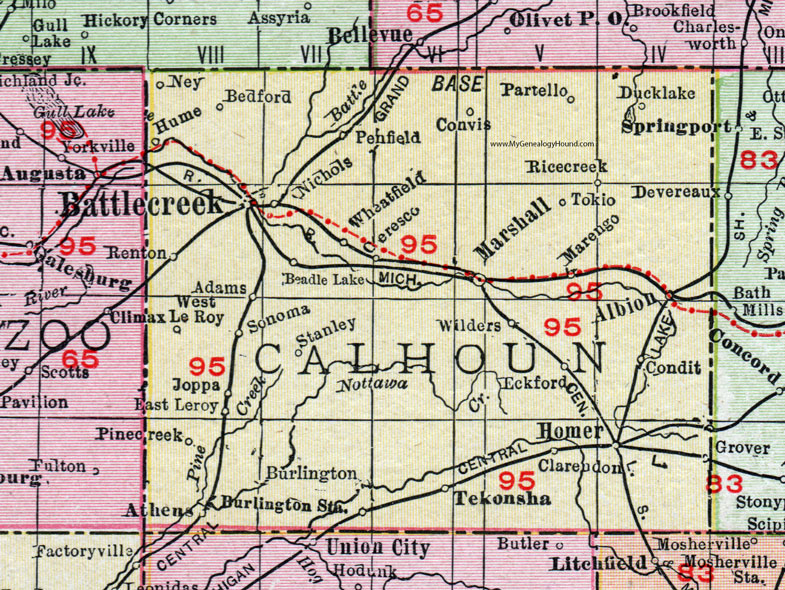 calhoun county mi register of actions