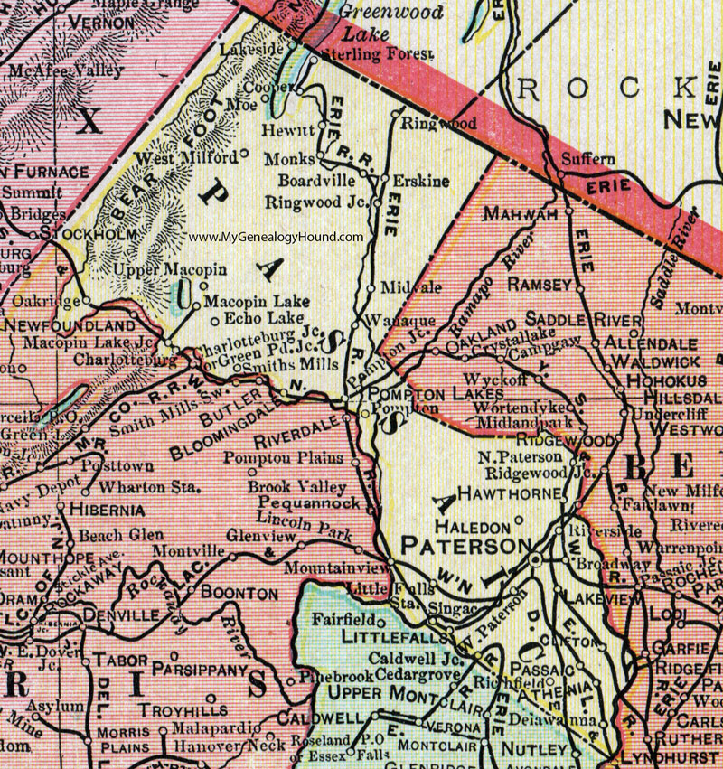 Passaic County Maps - Bank2home.com