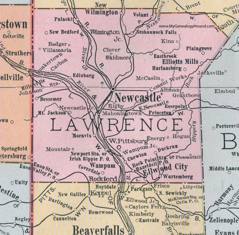 lawrence township stark county map