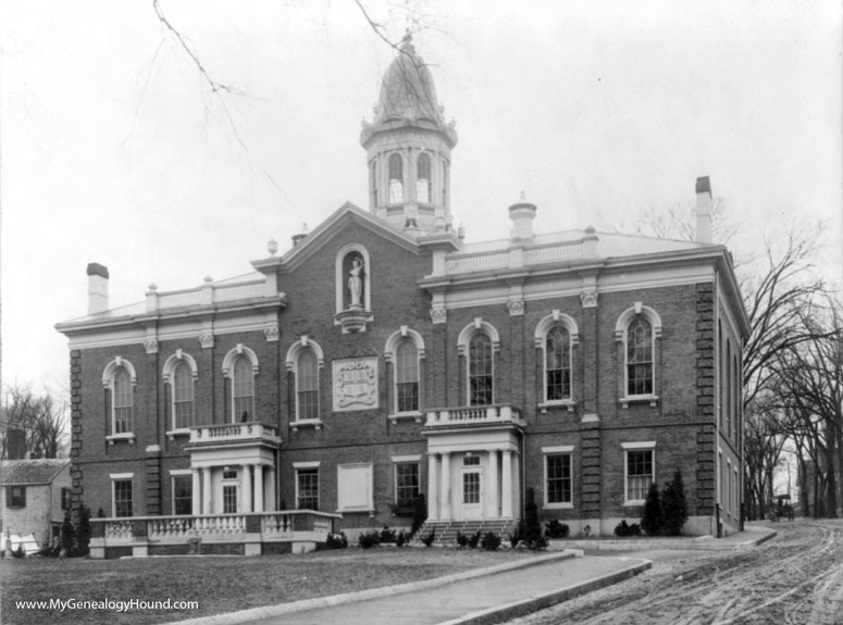 Plymouth County Courthouse at Plymouth, Massachusetts, 1916, historic photo