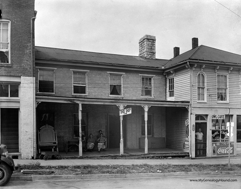 Farmington, Missouri, Weber House, Owl Cafe, historic photo