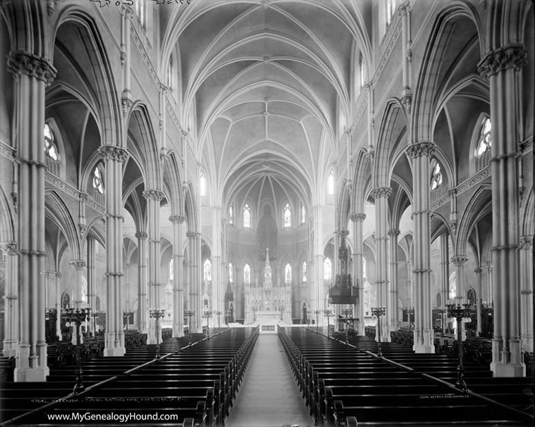 interior photo view of St. Paul's Cathedral, Pittsburgh, Pennsylvania