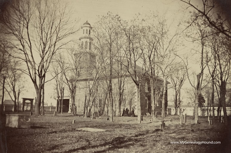 Alexandria, Virginia, Christ Church, historic photo, cemetery, 1861-1865