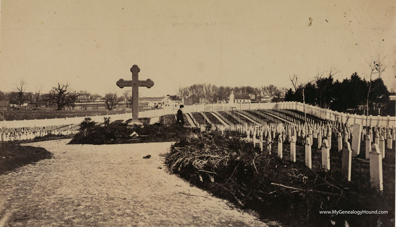 Alexandria, Virginia, Soldiers' Cemetery, Alexandria National Cemetery, historic photo two